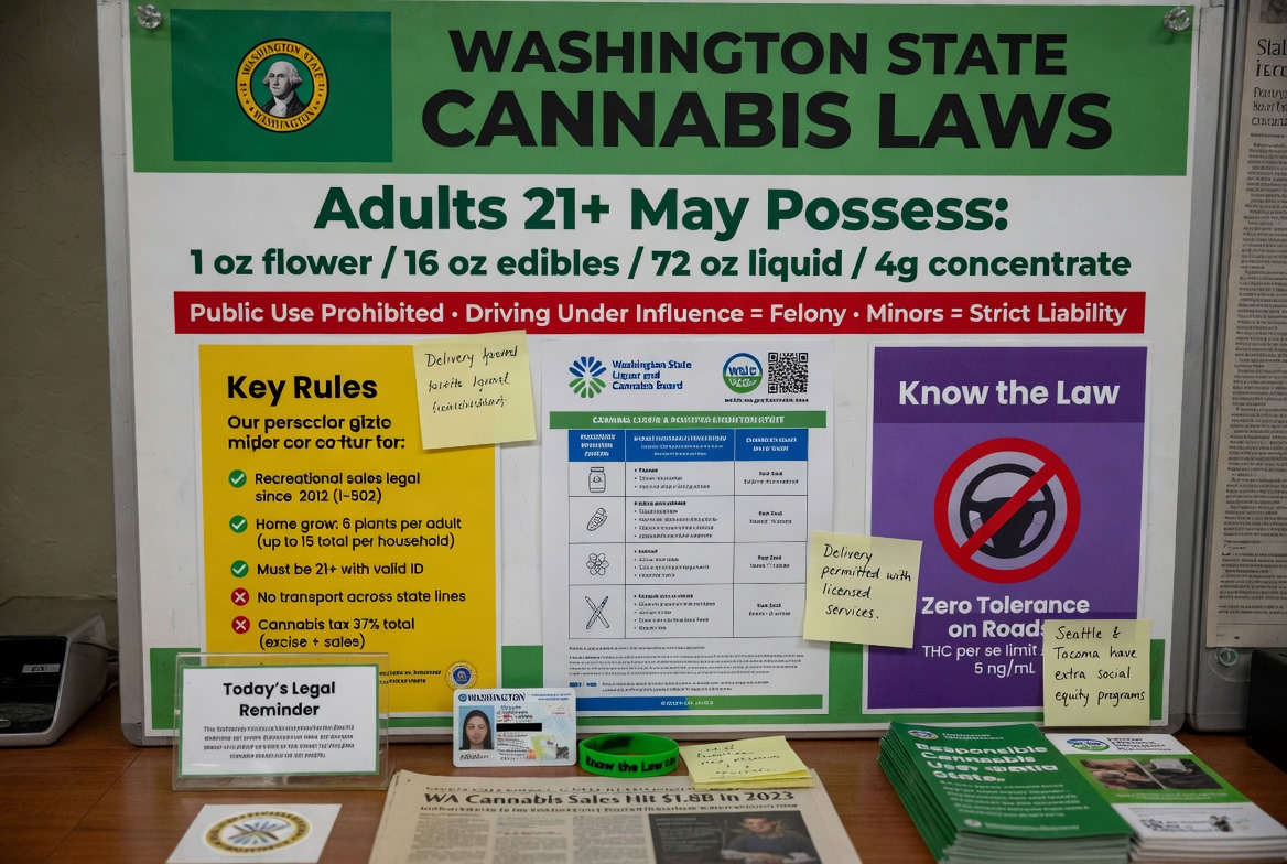 Washington I-502 Cannabis Laws 2026